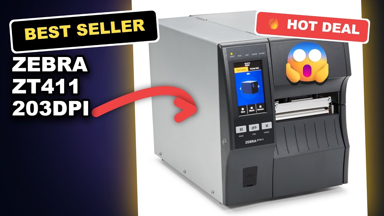 ZEBRA ZT411 203Dpi Thermal Transfer Printer Review - Ultimate Industrial Solution