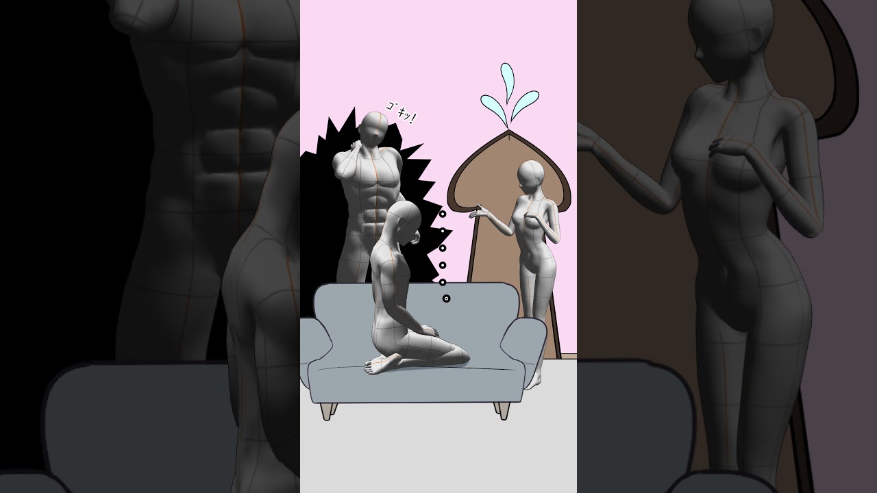 ただぃま★ピースピース♪　#shorts #undead #clipstudiopaint