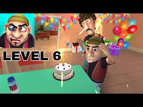 scary robber home clash level 6 | scary robber home clash too hot to candle