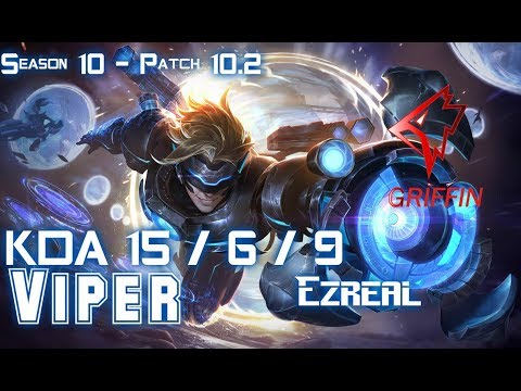 GRF Viper EZREAL vs MISS FORTUNE ADC - Patch 10.2 KR Ranked