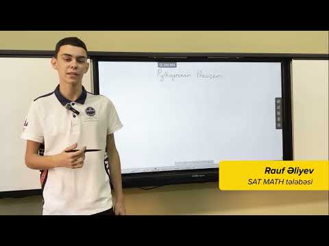 The algebaric proof of pythagorean theorem (Pifaqor teoreminin cəbri sübutu)  | Puza Baku Academy