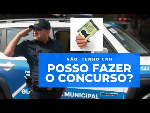 CONCURSO  GCM DE PRAIA GRANDE-  Quem não  tem CNH pode fazer?  e o TAF?