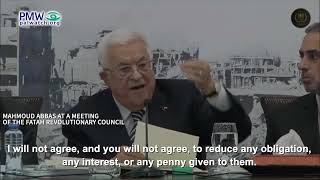 Mahmoud Abbas on TV