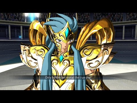 Saint Seiya Soldier's Soul: Aquarius Camus God Cloth Moveset Gameplay [PS4] (English)