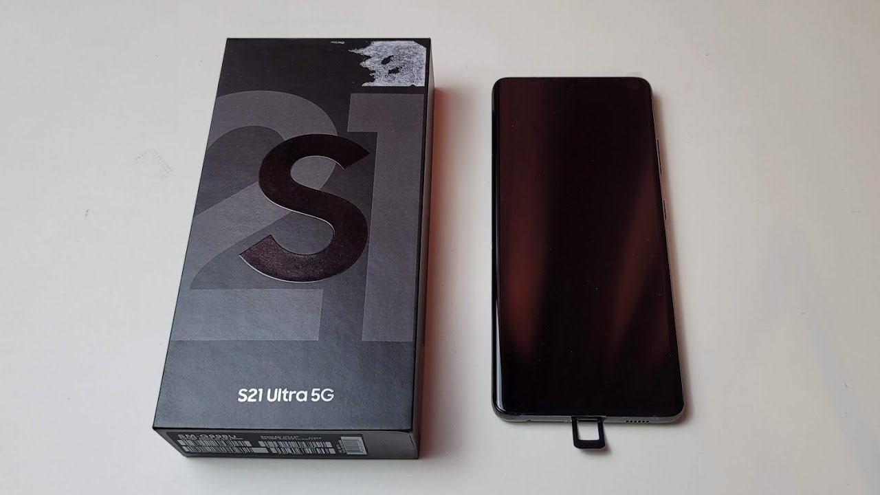 Samsung Galaxy S21 Ultra 5G 16GB Ram  512GB Storage At&t Variant Phantom Black