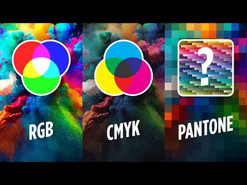 🎨 Differences between CMYK, RGB and PANTONE. Which is best, and how and when to use these color m...