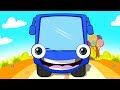 Comptines Et Chansons Roues Sur Le Bus Bleu Wheels On The Bus French HooplaKidz Français