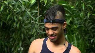 I'm a Celebrity USA... 2009 - Bush Tucker Trial - Janice and Sanjaya - Flash Flood