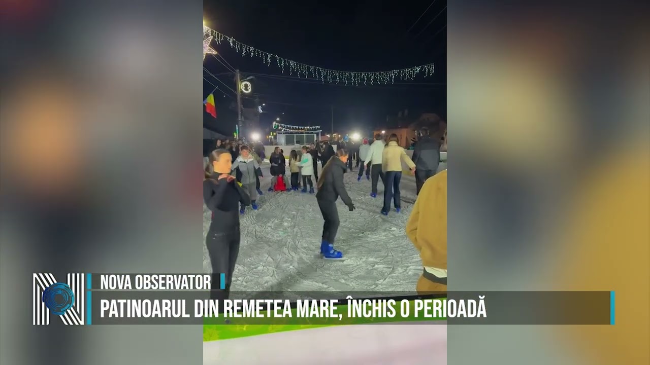 Patinoarul din Remetea Mare, închis o perioadă