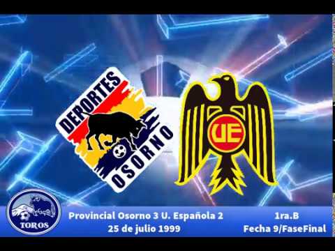 Provincial Osorno 3 U. Española 2 (1999)
