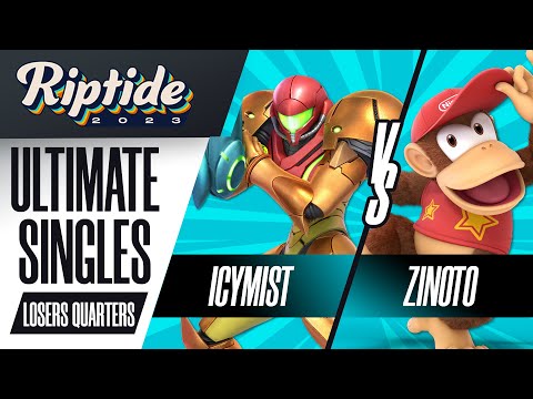 IcyMist (Samus) vs Zinoto (Diddy Kong) - Ultimate Singles Losers Quarters - Riptide 2023