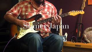 Video thumbnail for Squier Silver Series Japan into Blues Jr by Billy Gat