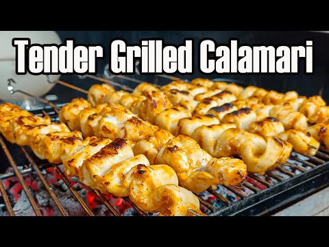 The perfect grilled calamari recipe