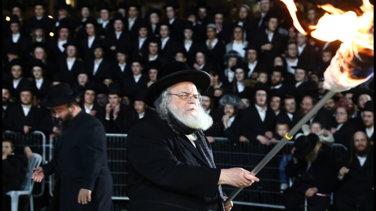 מעמד ההדלקה - ל"ג בעומר תשפ"ו בראשות ר"י מגור ר' שאול אלתר שליט"א | Rav Shaul Alter Hadlukah 
