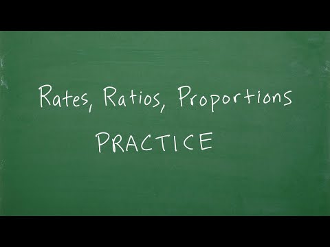 Let’s PRACTICE Ratios, Rates and Proportions…step-by-step…