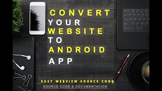 Download the video "Android WebView Source Code with Whatsapp and file upload download Onesignal Support"