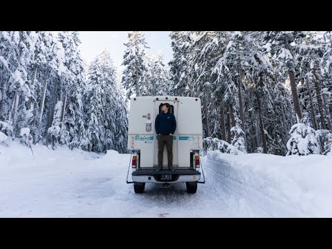 A Snowy Night in my Truck Camper | Winter is Here