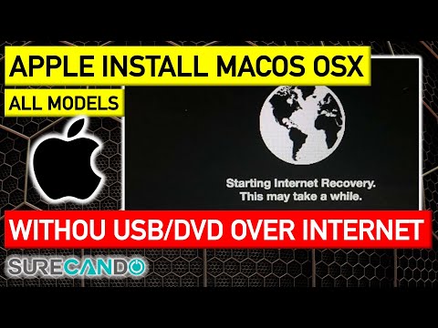 How to use Internet Recovery to reinstall macOS Without a USB or DVD Mac MacBook iMac Mini Install