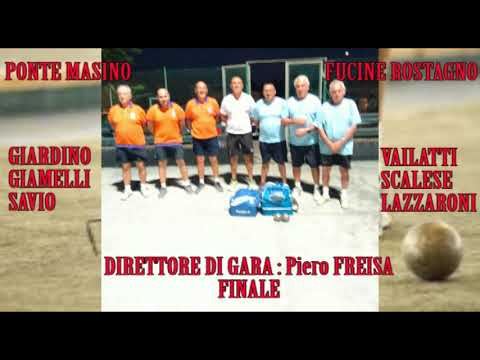 Bocce :  Fucine Rostagno vince il  2° Memorial Silvano Locatelli - Rivara 31/07/2022 + Fotografie