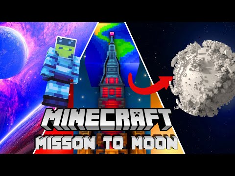 Insane Mission to Moon in Minecraft!