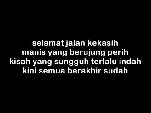 The Rain - Terlalu Indah (lyrics on screen)