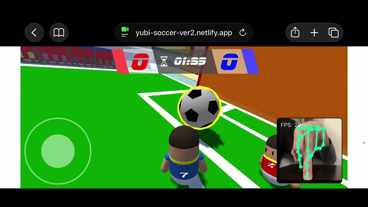 YubiSoccer Gameplay