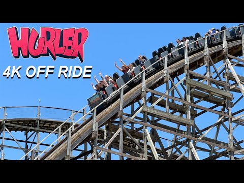 Off-ride footage of a Hurler train