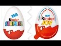 Kinder Surprise Vs Kinder Joy Eggs Unboxing ...
