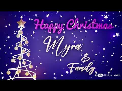 Myra #Christmas #special #video #wish Happy Christmas song - Happy Christmas wishes to you
