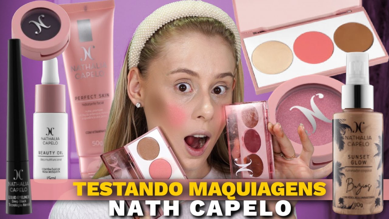 TESTANDO PRODUTOS PROFISSIONAIS da NATH CAPELO *LANÇAMENTOS*