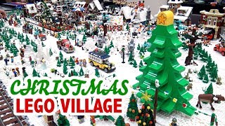 Huge LEGO Winter Christmas Village | BrickCon 2018 by Beyond the Brick