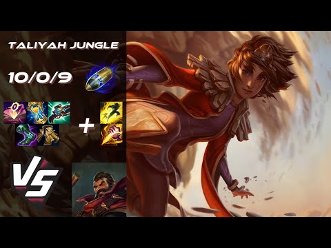 JUNGLE Taliyah vs Graves - EU Challenger Patch 14.6
