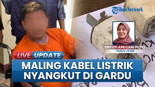 Nasib Sial Pria di Jambi, Niat Maling Kabel PLN Berujung Tersengat Listrik dan Tersangkut di Gardu