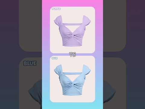 PURPLE vs BLUE? #shortvideo #subscribe #trending #challenge #purple #vs #blue #tiktok