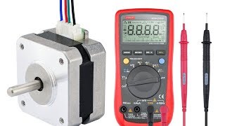 Easy Identify leads on a 4 wire stepper motor with Multimeter