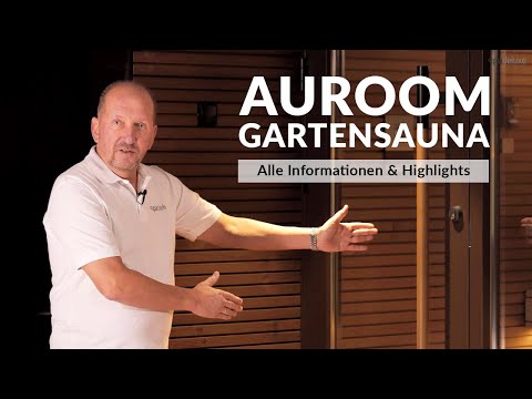 Gartensauna AUROOM Arti - Moderner Saunagenuss für draußen | SPA Deluxe