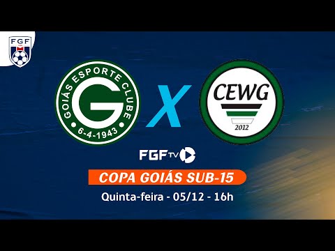 Goiás x C.E. Wilson Goiano - Copa Goiás Sub-15 - Final