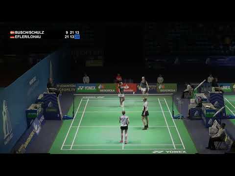Match Point - Busch / Schulz vs Efler / Lohau - WD, QF - European Championships 2022