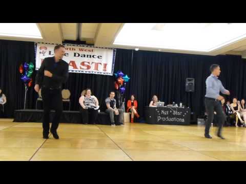 East To West 17 Line Dance by Alison Johnstone & Simon Ward Demo @2017NWLD
