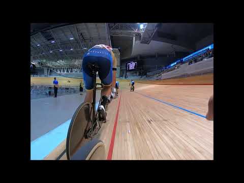 2020 Australian Madison Championship race - GoPro with Jensen Plowright