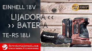 Miniatura del v&iacute;deo: lijadora exc&eacute;ntrica a bater&iacute;a 18 V (gu&iacute;a pr&aacute;ctica)
