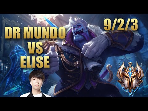 SKT T1 Haru Dr Mundo Jungle Vs Elise - EUChallenger Patch 9.21