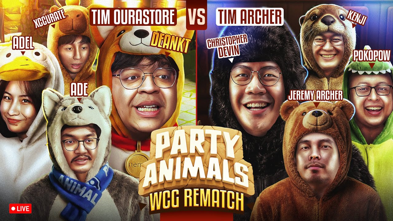 PARTY ANIMAL WCG REMATCH EDITION - TEAM OURASTORE VS TEAM ARCHER ID
