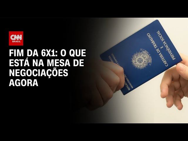 O que está na mesa de negociações do fim da escala 6x1? | BASTIDORES CNN