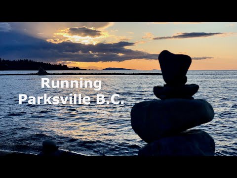 Running Trails around Parksville B.C,