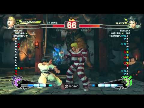 SSF4:AE Commentary - Sasaki (Cody) vs. huntaNX (Makoto)