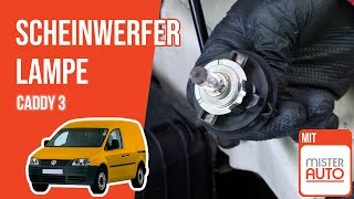 Youtube thumbnail of video "Wie Caddy 3 Scheinwerfer Lampe wechseln 💡"