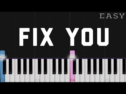 Coldplay - Fix You | EASY Piano Tutorial