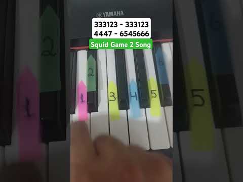 Squid Game 2 – Easy Piano Tutorial 🎹👾