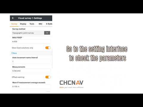 Medição e implantação — Como usar o CHCNAV Landstar8 para medição de pontos?